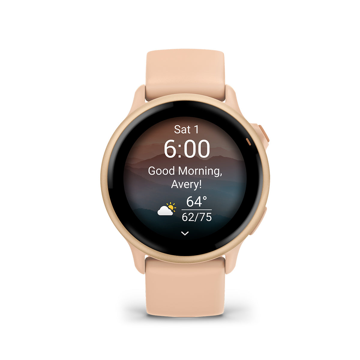 Garmin vivoactive 6 42mm GPS Smartwatch Metallic Pink Dawn