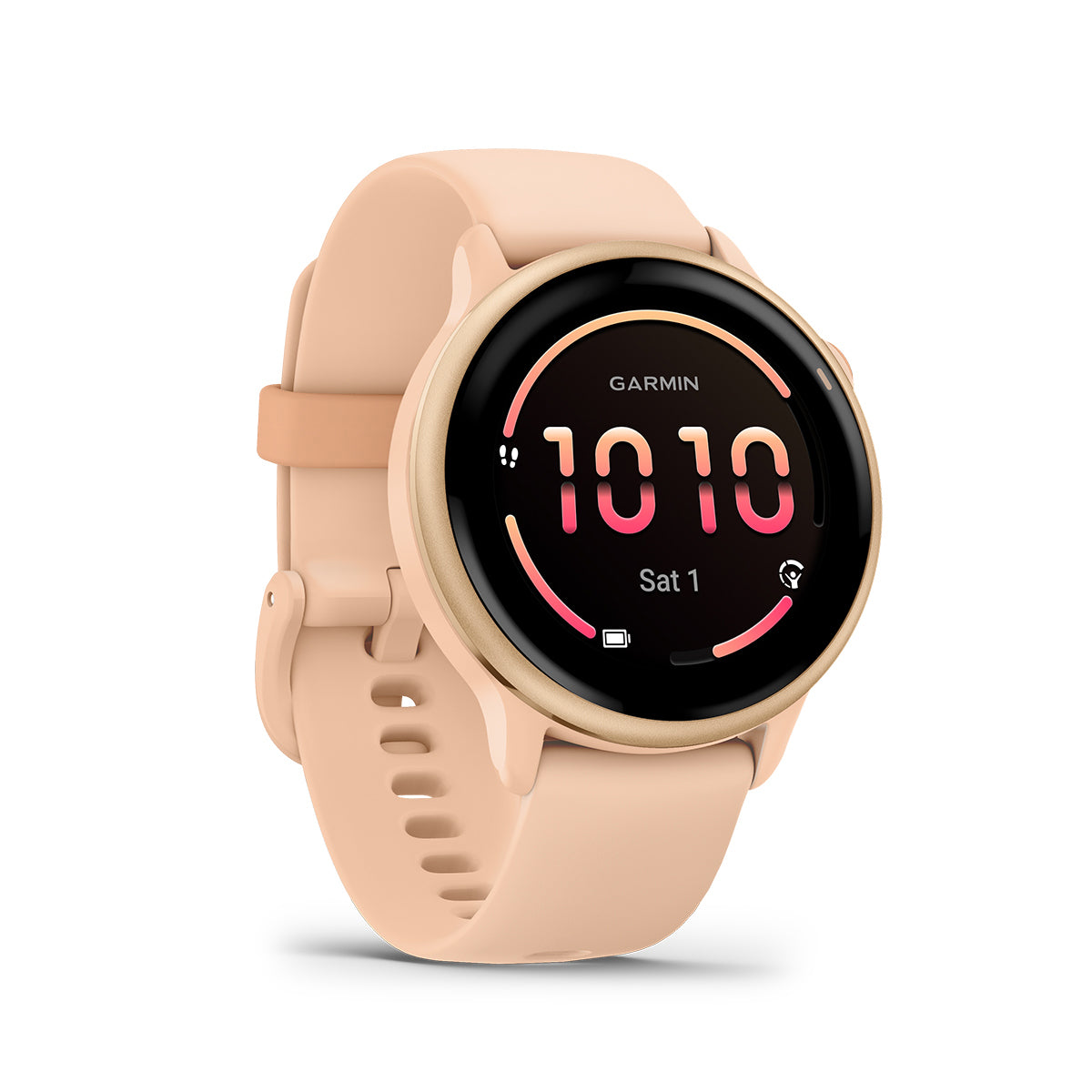 Garmin vivoactive 6 42mm GPS Smartwatch Metallic Pink Dawn
