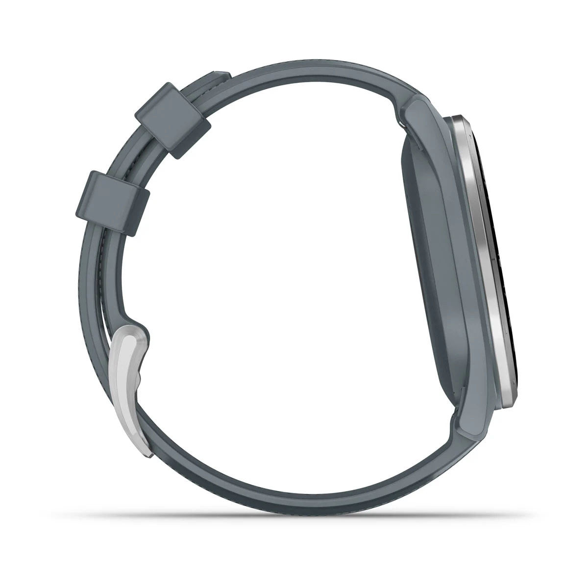 Garmin Approach S44 43mm AMOLED GPS Golf Smartwatch, Silver Aluminum Bezel with Twilight Silicone Band