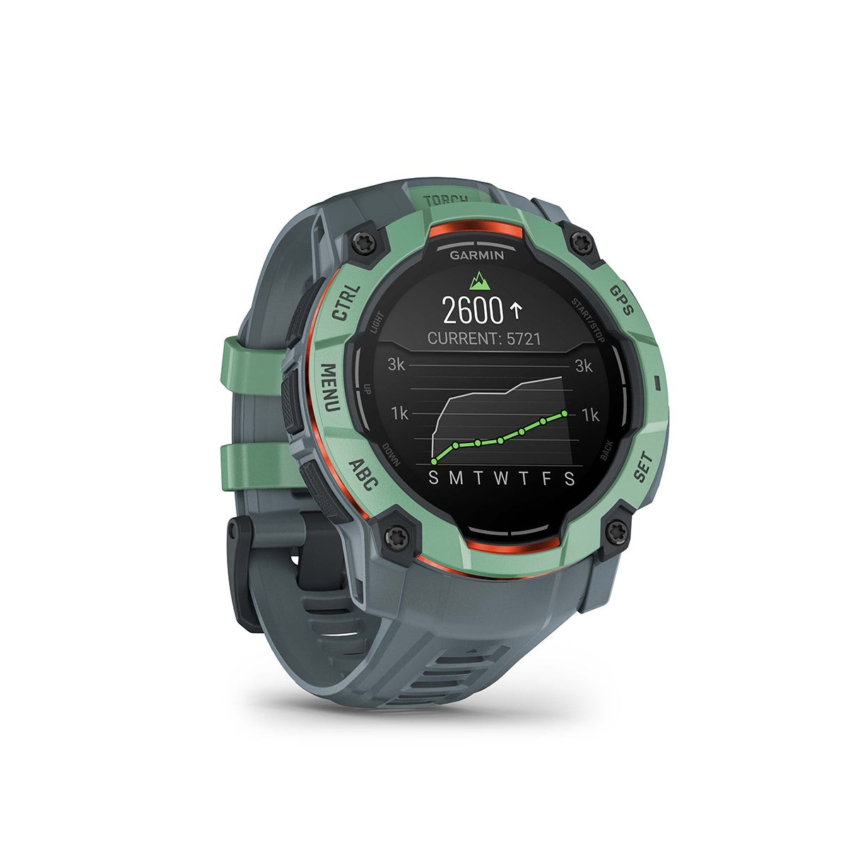 Garmin Instinct 3 50mm AMOLED GPS Smartwatch with Silicone Band Neotropic/Twilight