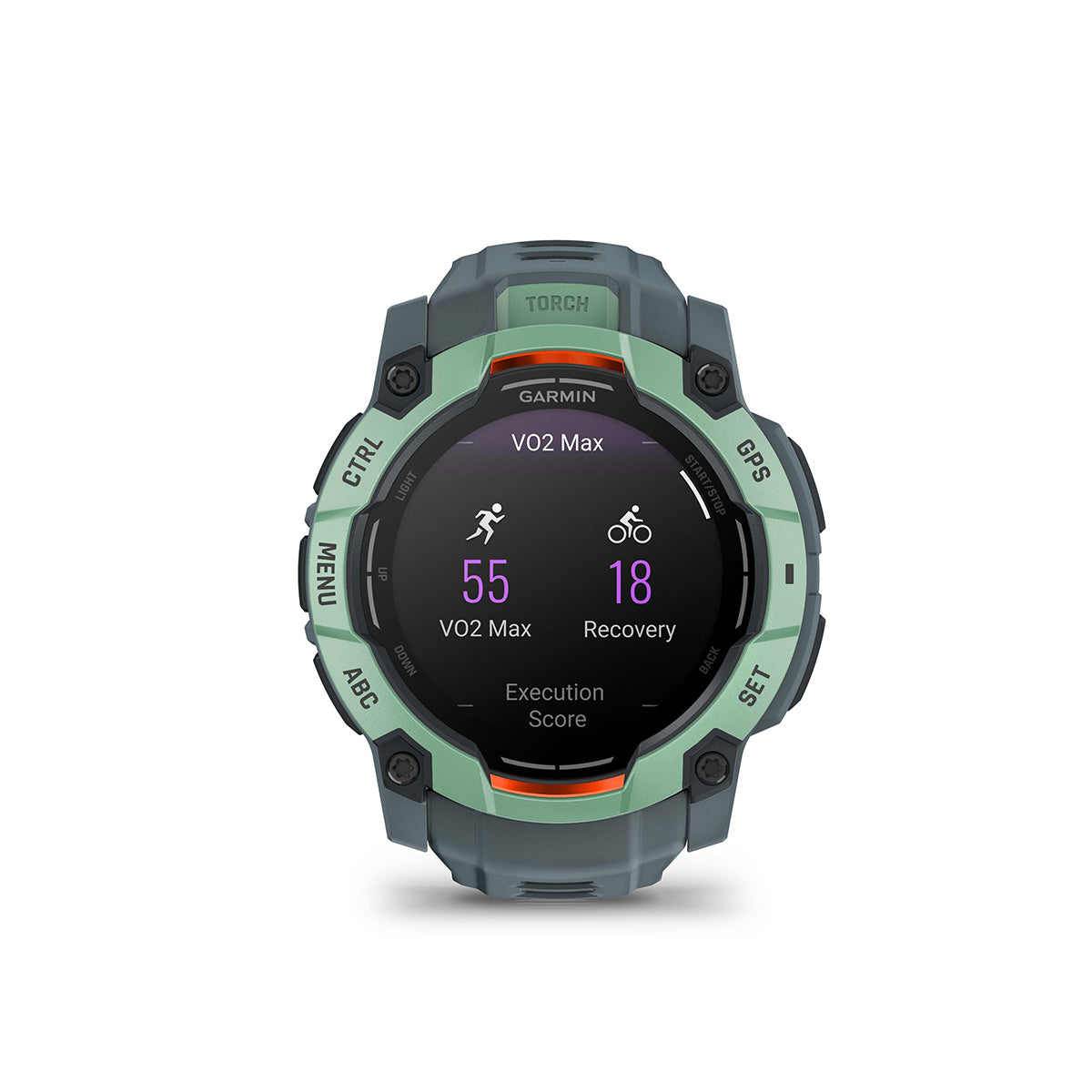 Garmin Instinct 3 50mm AMOLED GPS Smartwatch with Silicone Band Neotropic/Twilight