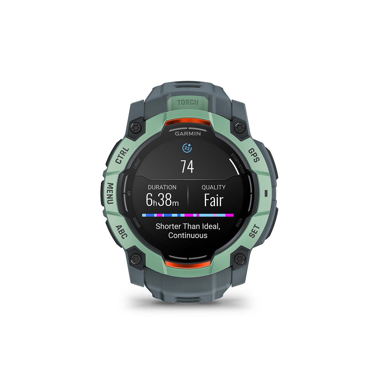 Garmin Instinct 3 50mm AMOLED GPS Smartwatch with Silicone Band Neotropic/Twilight