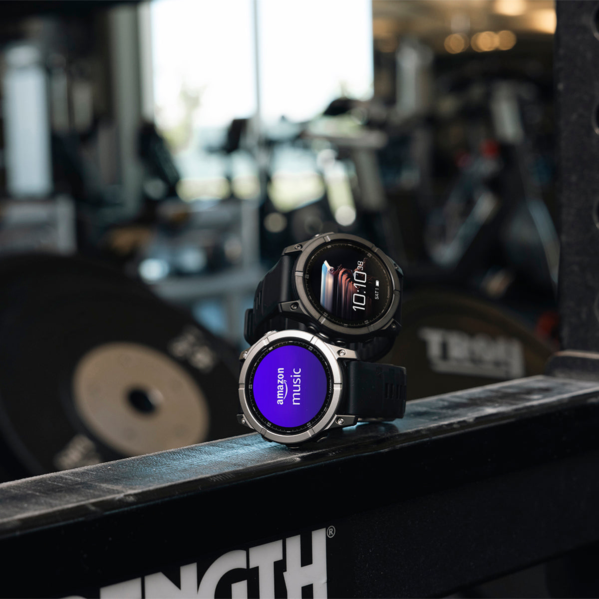Garmin fenix E 47mm AMOLED GPS Smartwatch, Stainless Steel with Black Silicone Band