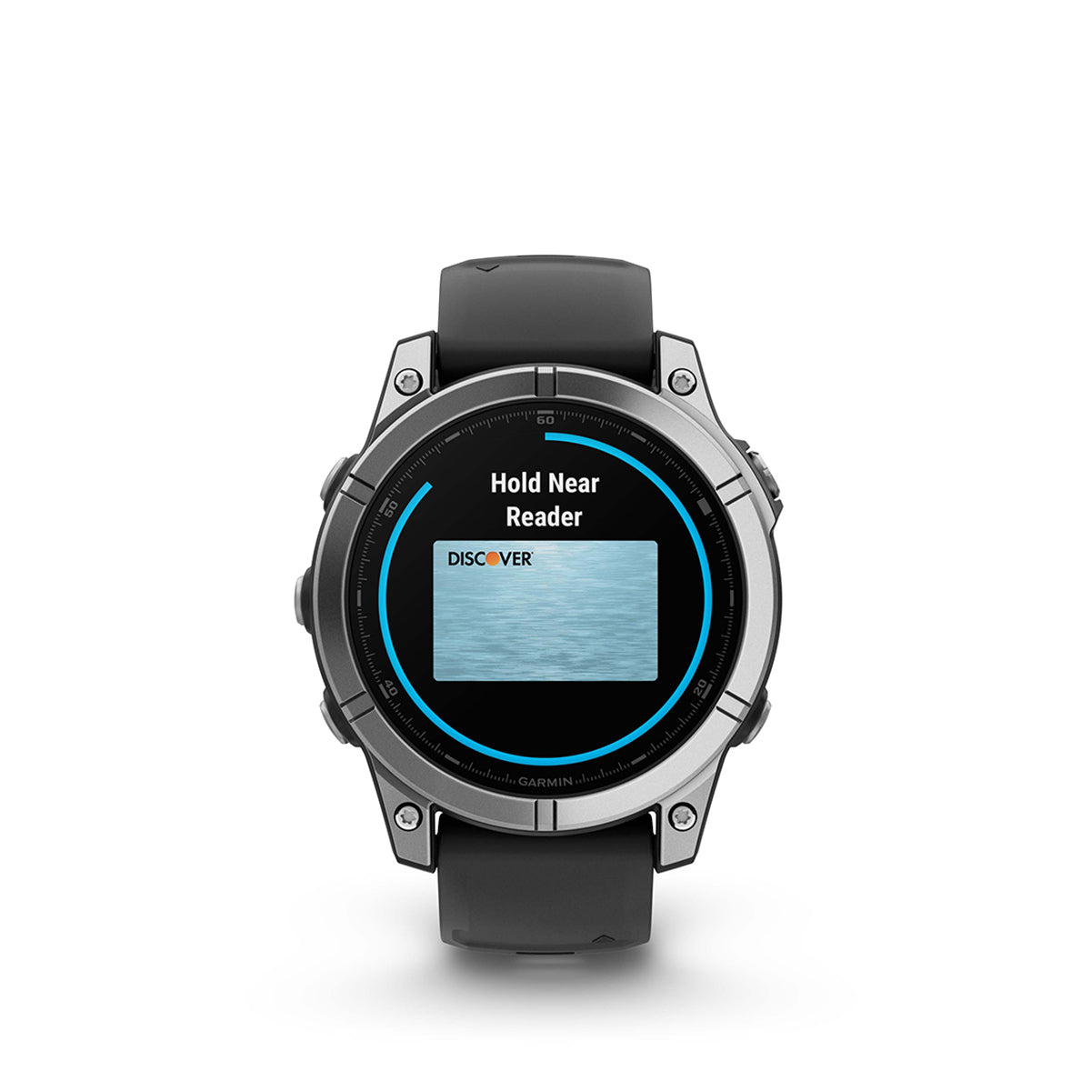 Garmin fenix E 47mm AMOLED GPS Smartwatch, Stainless Steel with Black Silicone Band