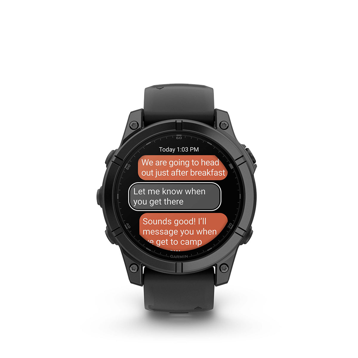 Garmin fenix E 47mm AMOLED GPS Smartwatch, Slate Gray Steel with Black Silicone Band