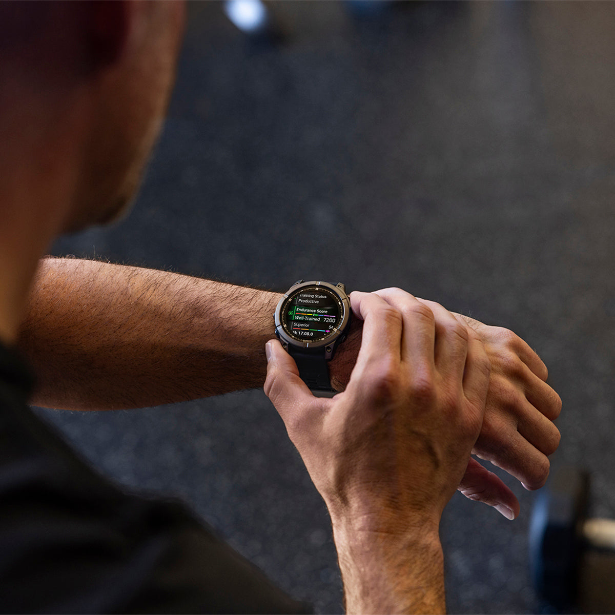 Garmin fenix E 47mm AMOLED GPS Smartwatch, Slate Gray Steel with Black Silicone Band