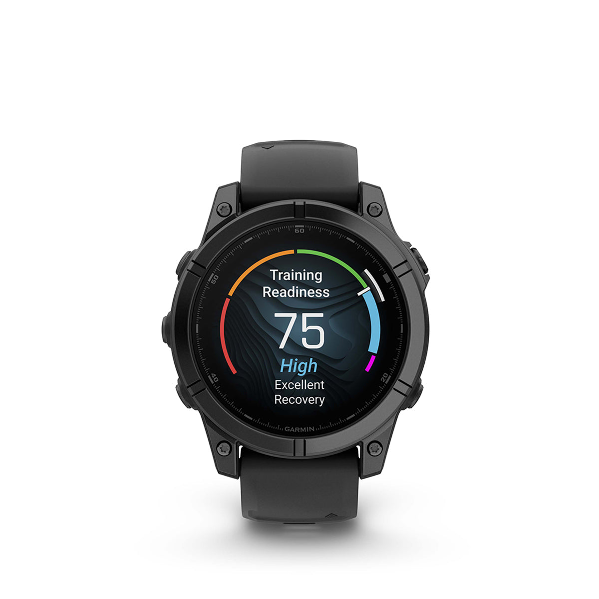 Garmin fenix E 47mm AMOLED GPS Smartwatch, Slate Gray Steel with Black Silicone Band