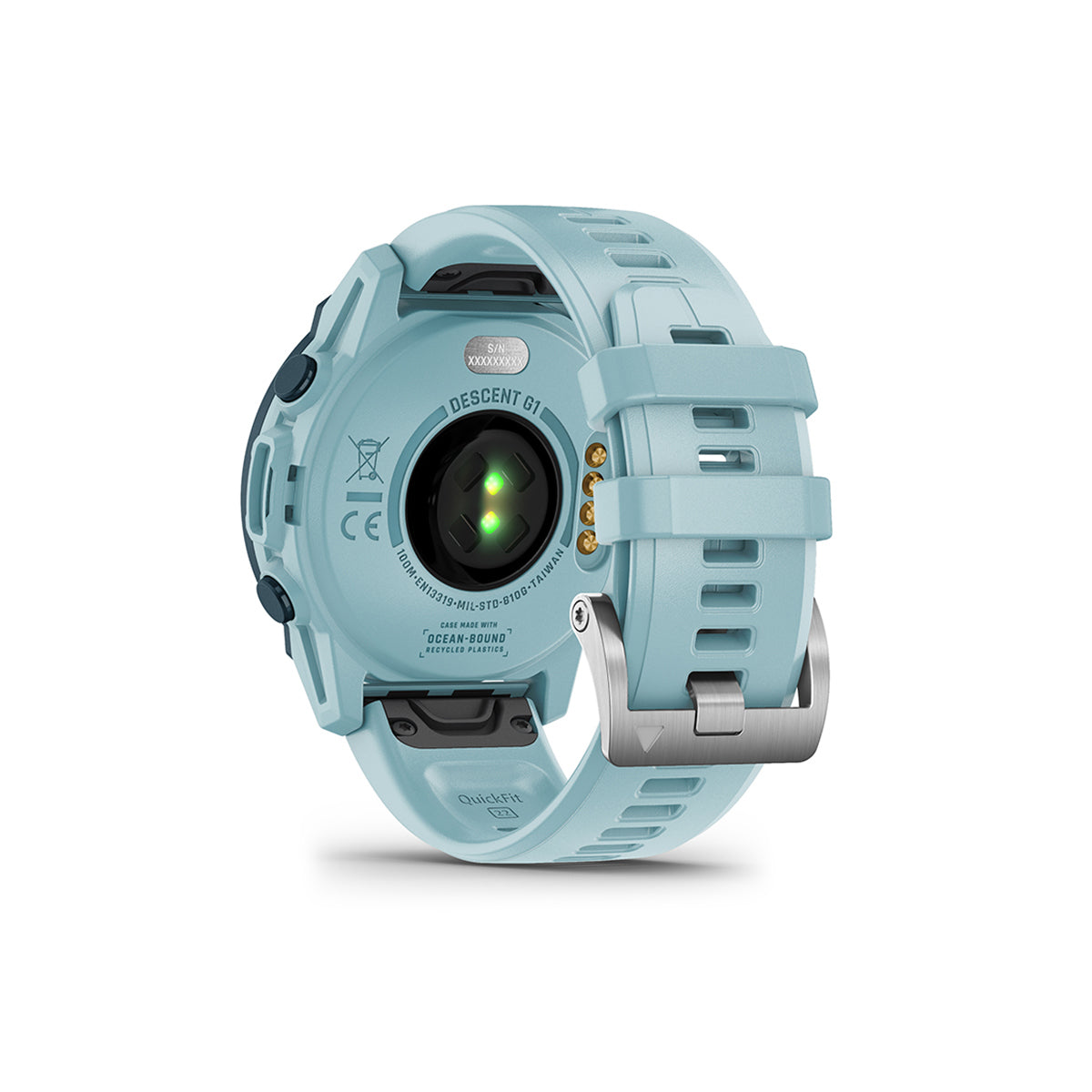 Garmin Descent G1 Solar Ocean Edition Dive 45mm GPS Smartwatch, Azure