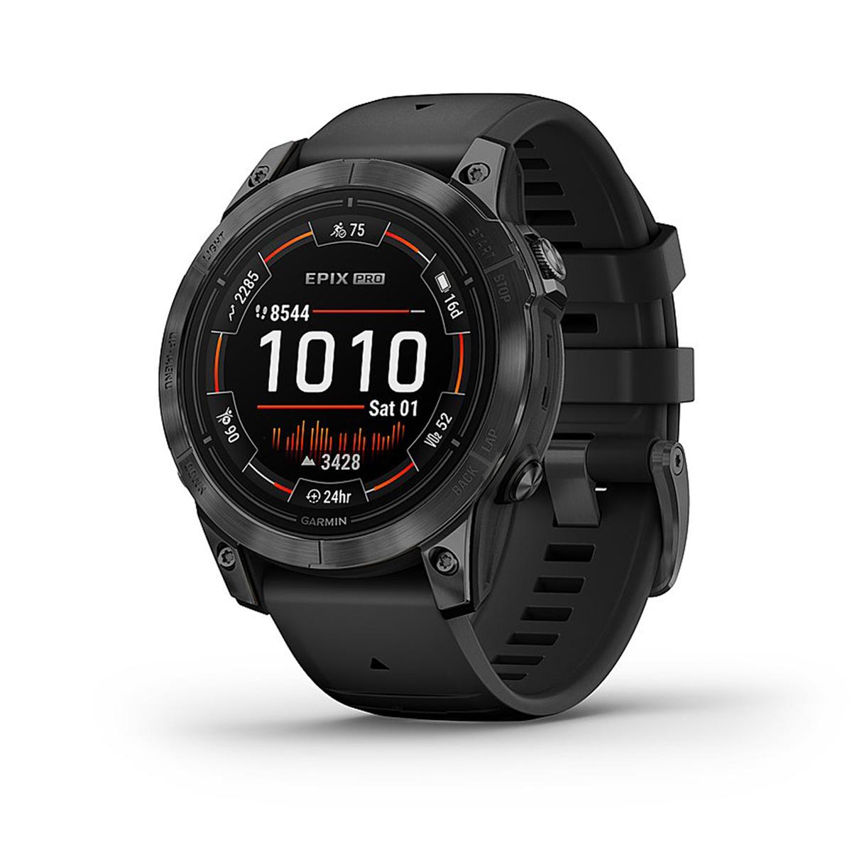 Garmin Epix Pro Gen 2 Standard Edition 47mm GPS Smartwatch, Slate Gray with Black Band