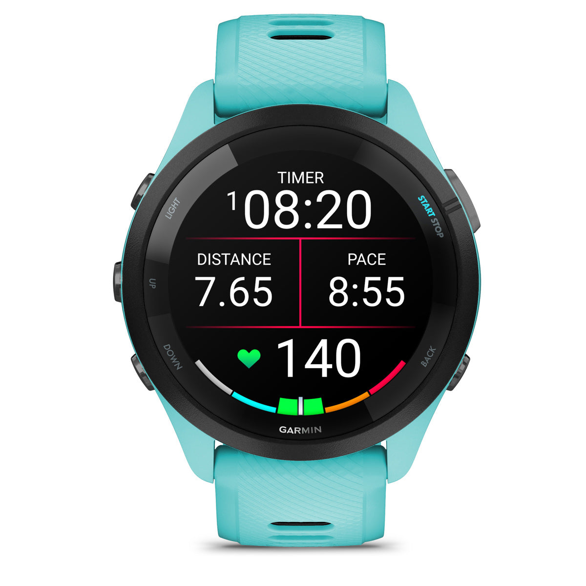Garmin Forerunner 265 Multisport GPS Smartwatch, Aqua/Black