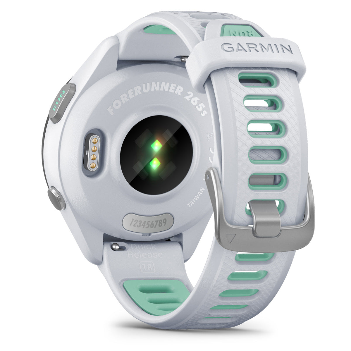 Garmin Forerunner 265S Multisport GPS Smartwatch, Whitestone/Neo Tropic