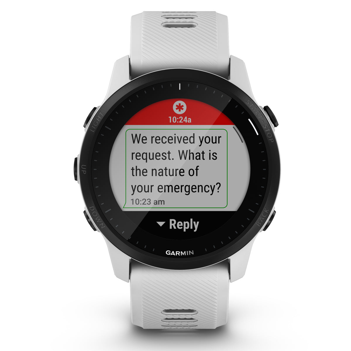 Garmin Forerunner 945 LTE GPS Smartwatch, Whitestone