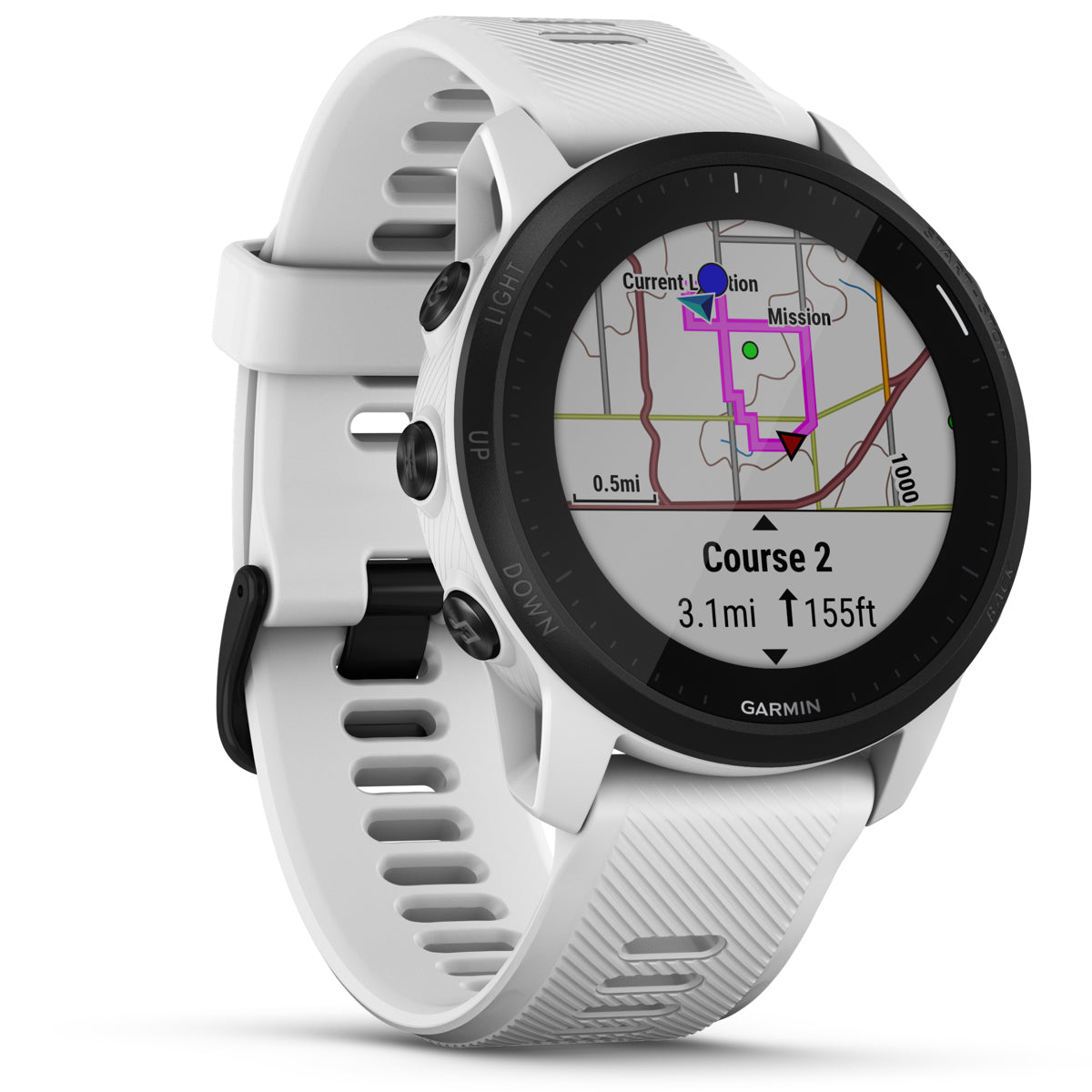 Garmin Forerunner 945 LTE GPS Smartwatch, Whitestone