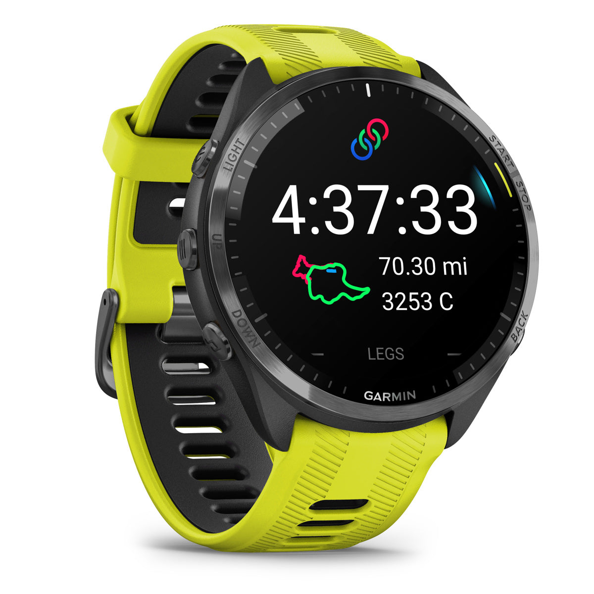 Garmin Forerunner 965 Multisport GPS Smartwatch, Amp Yellow/Black