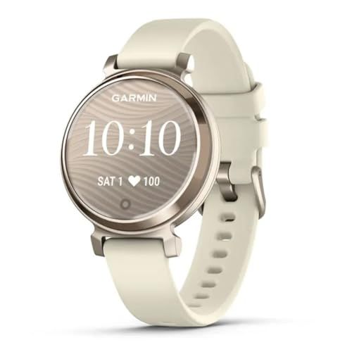 Garmin Lily 2 Sport GPS Smartwatch with Band for Women Cream Gold
