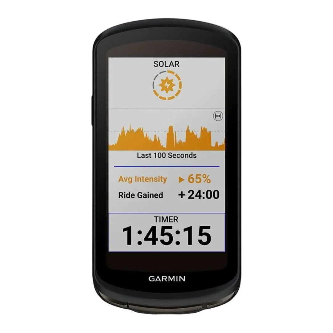 Garmin Edge 1040 Solar GPS Bike Computer with Stamina Tracking and Long-Lasting Battery