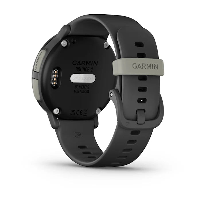 Garmin Bounce 2, Kids Smartwatch with Calling, Messaging and Location Tracking Features, Slate Gray