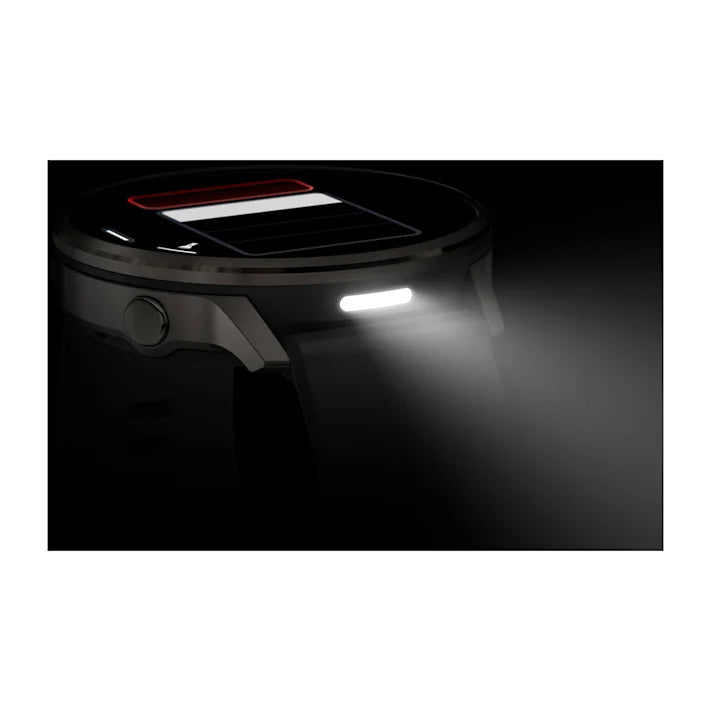 Garmin Venu 4, 45mm, Advanced Health and Fitness GPS Smartwatch, Bright and Colorful Display, Built-in Flashlight, 12 Days of Battery Life, Slate with Black Silicone Band