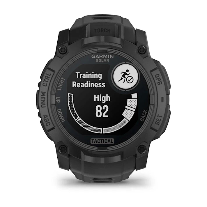 Garmin Instinct 3 Tactical Edition, 50mm, Solar Charged Display, Rugged Outdoor GPS Smartwatch
