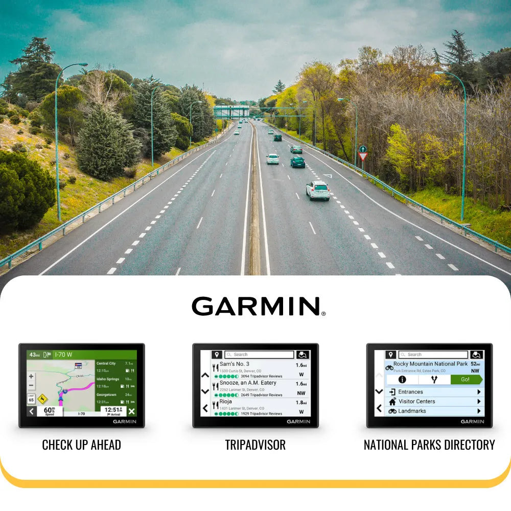 Garmin Drive 53 and Traffic GPS Navigator with Knox Gear GPS Suction Cup Mount (Black) Bundle