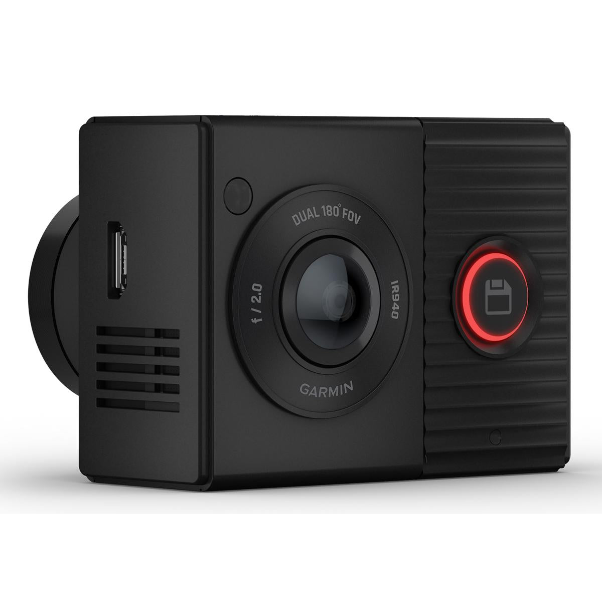 Garmin Tandem Dual-Lens Dash Cam with Two 180-Degree Lenses