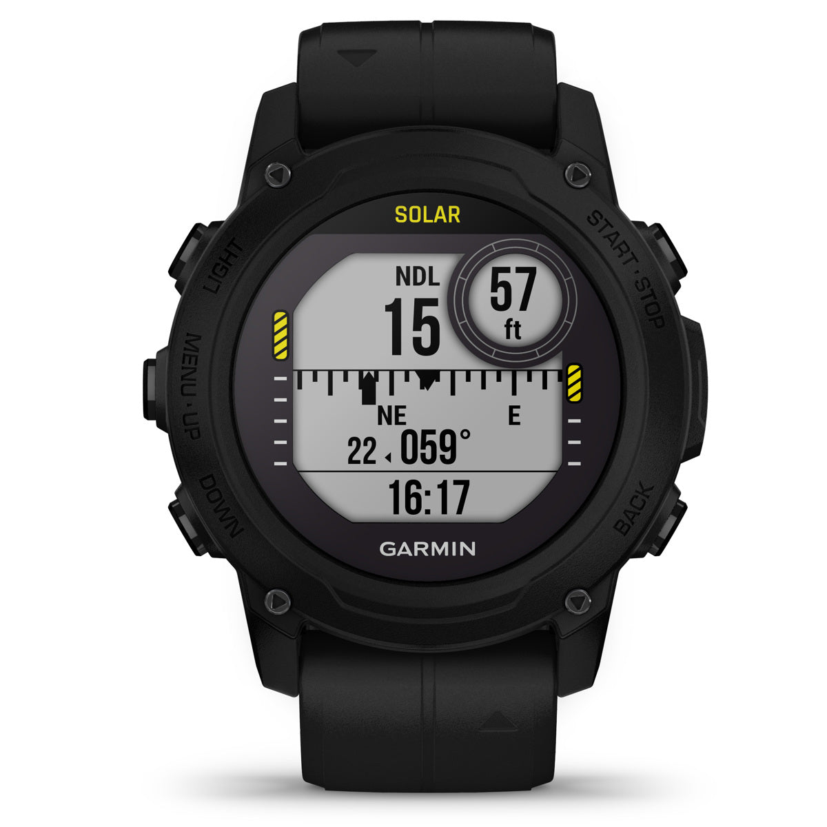 Garmin Descent G1 Solar Dive 45mm GPS Smartwatch, Black