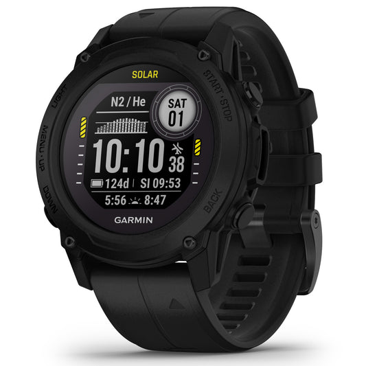 Garmin Descent G1 Solar Dive 45mm GPS Smartwatch, Black