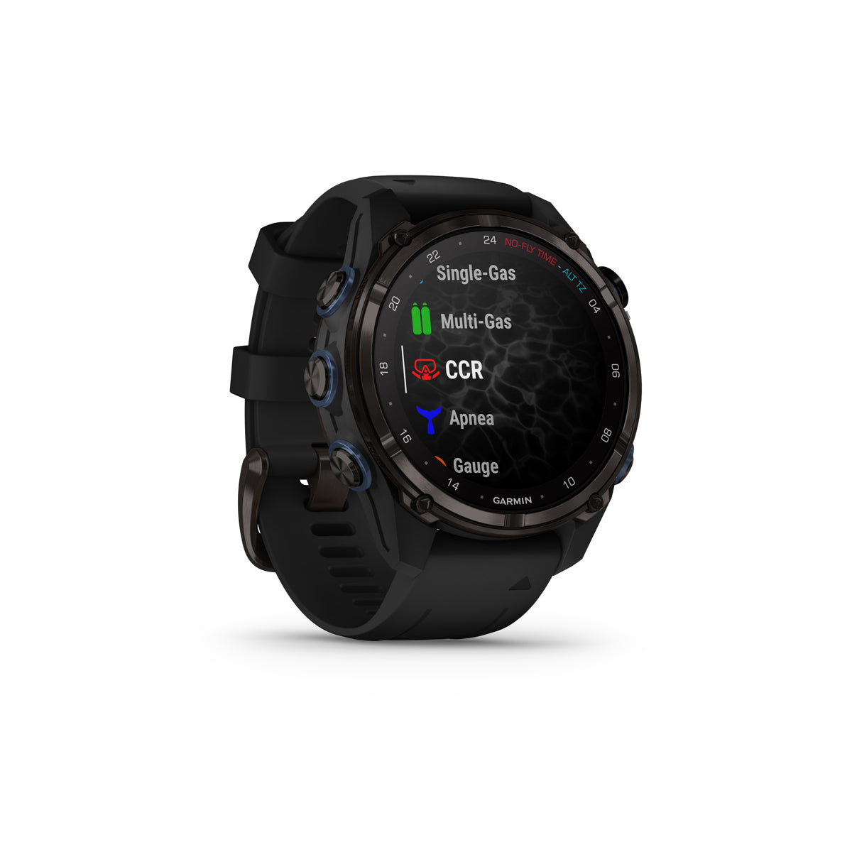Garmin Descent Mk3i Dive GPS Smart Watch 43mm Black Silicone Band Carbon Gray