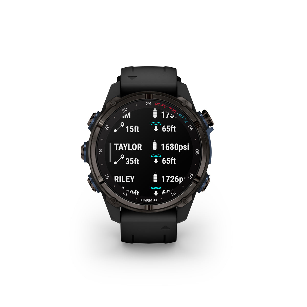 Garmin Descent Mk3i Dive GPS Smart Watch 43mm Black Silicone Band Carbon Gray