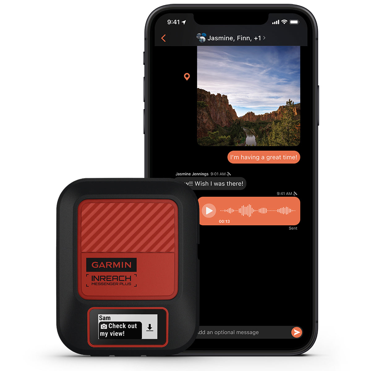 Garmin inReach Messenger Plus Satellite Communicator, Black