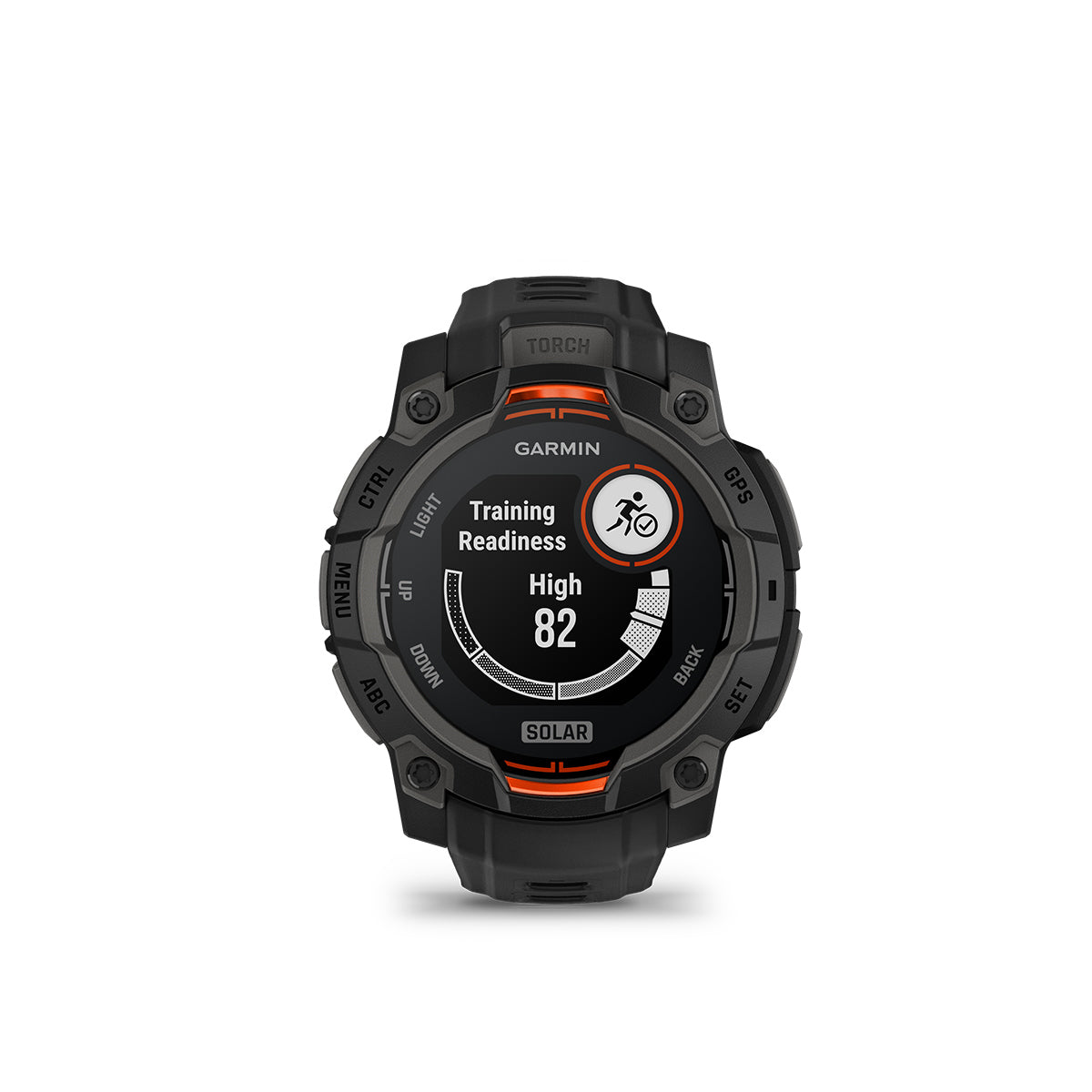 Garmin Instinct 3 45mm Solar GPS Smartwatch with Silicone Band Black