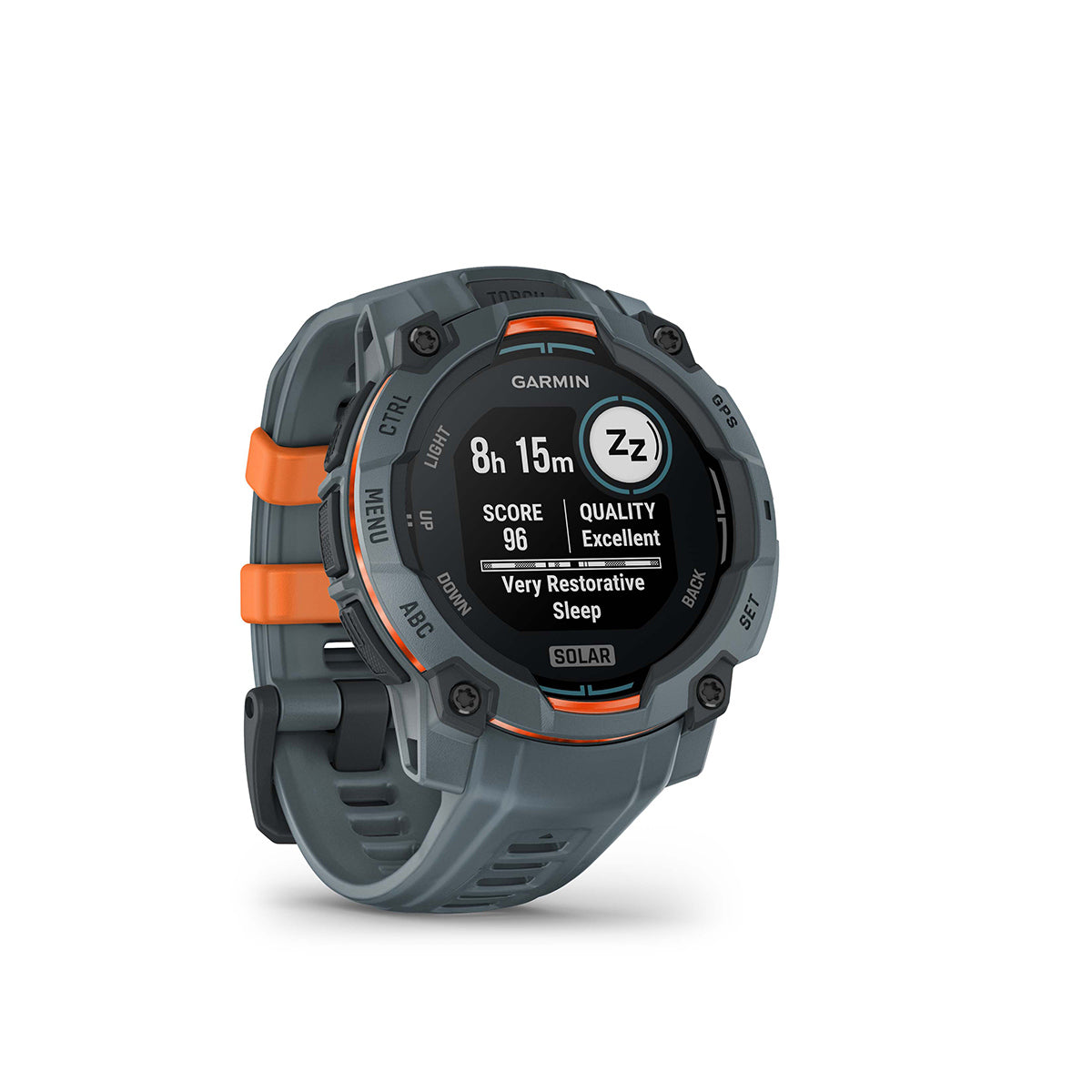 Garmin Instinct 3 45mm Solar GPS Smartwatch with Silicone Band Twilight