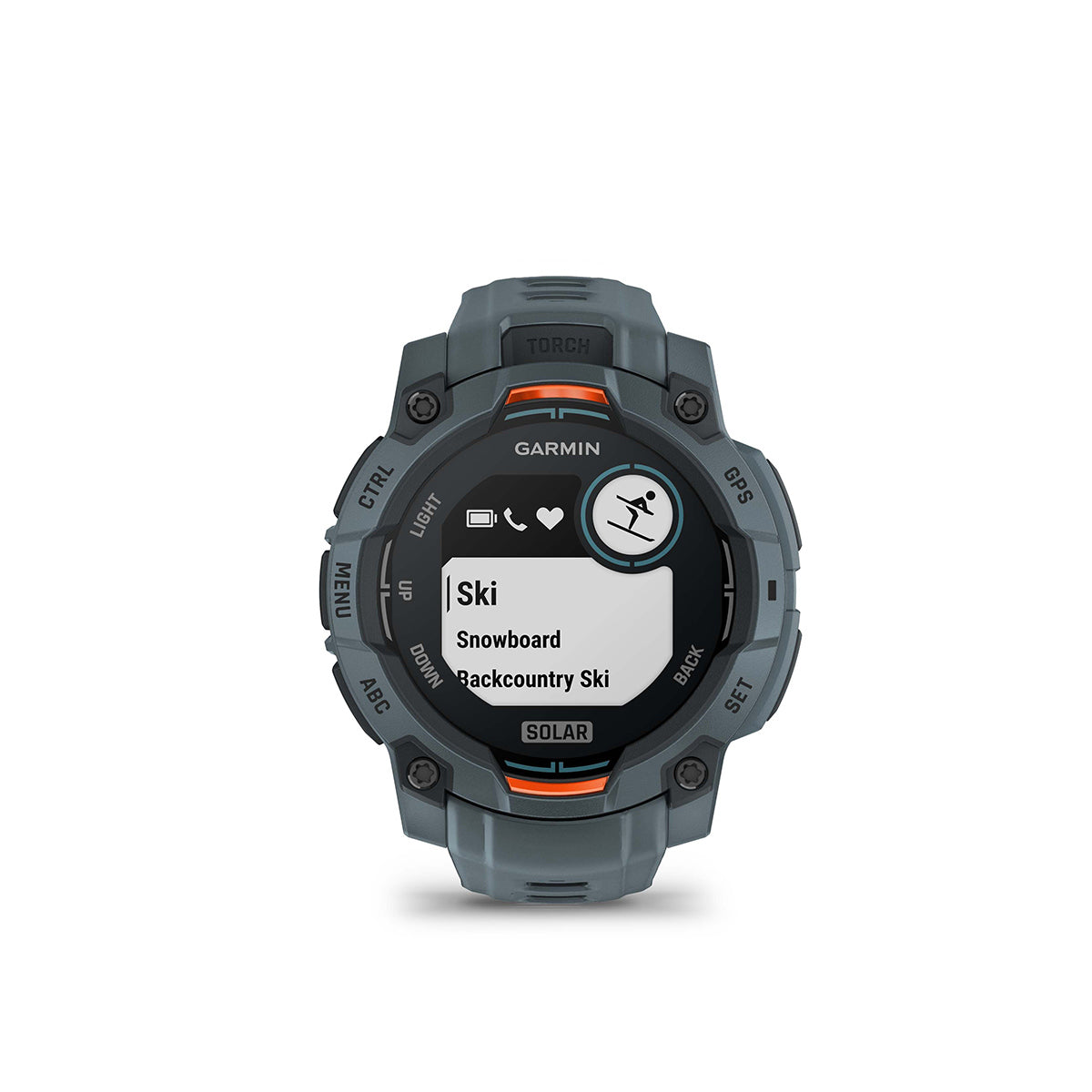 Garmin Instinct 3 45mm Solar GPS Smartwatch with Silicone Band Twilight