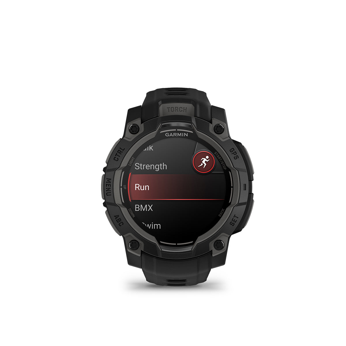 Garmin Instinct 3 AMOLED GPS Smartwatch with Silicone Band Black/Black 45mm