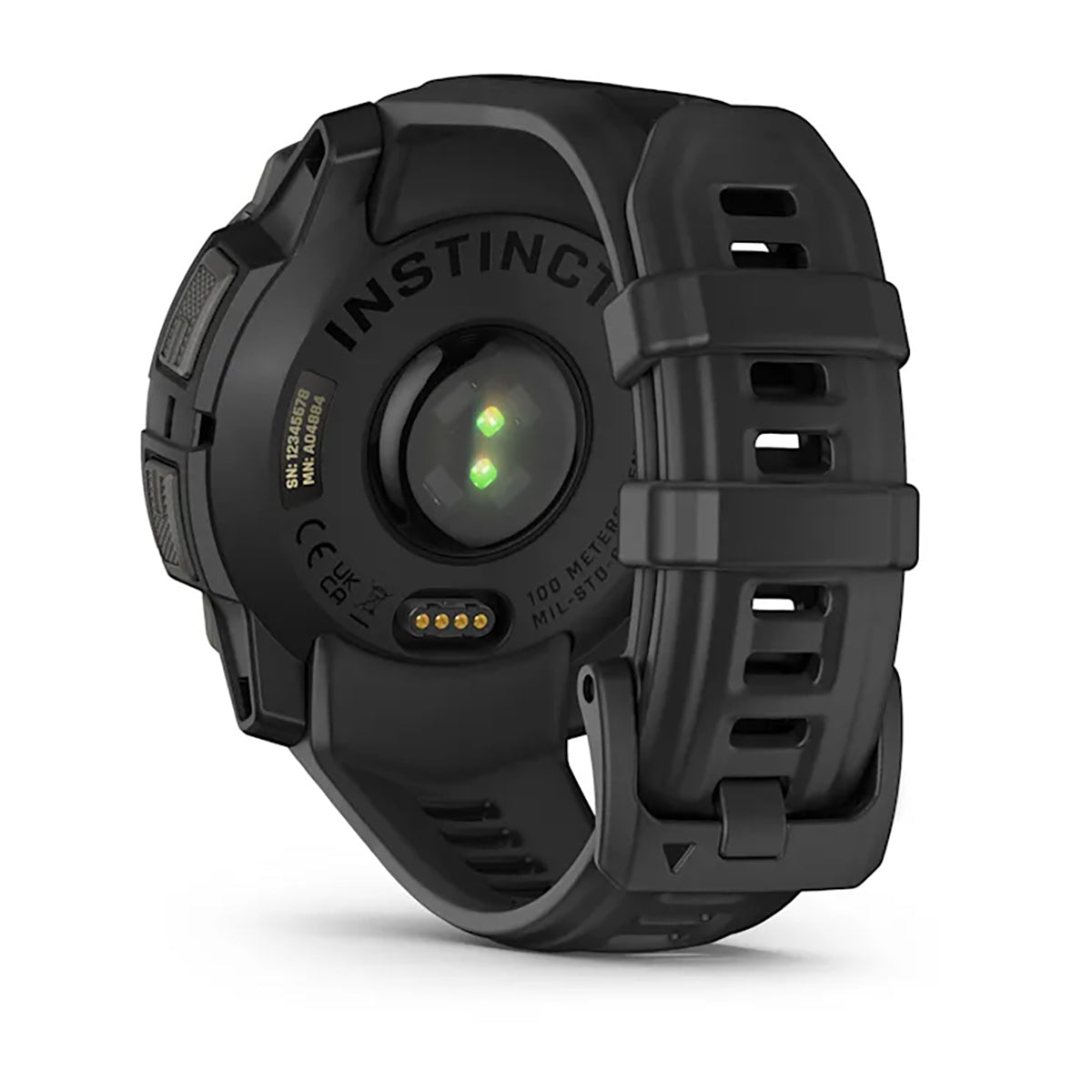 Garmin Instinct 3 AMOLED GPS Smartwatch with Silicone Band Black/Black 45mm