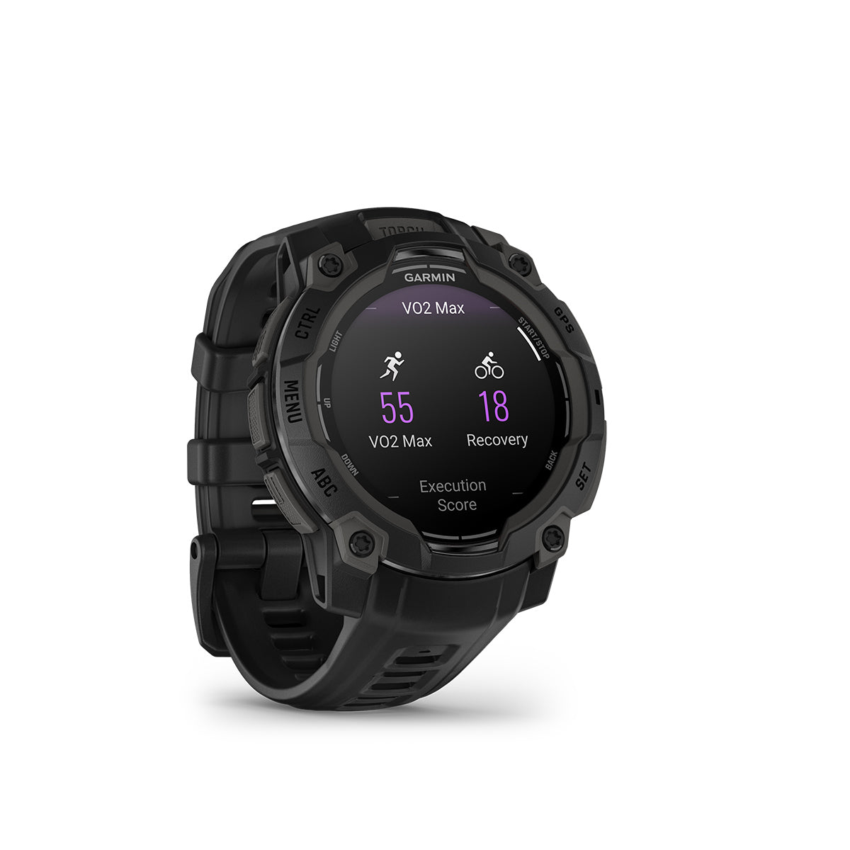 Garmin Instinct 3 AMOLED GPS Smartwatch with Silicone Band Black/Black 45mm