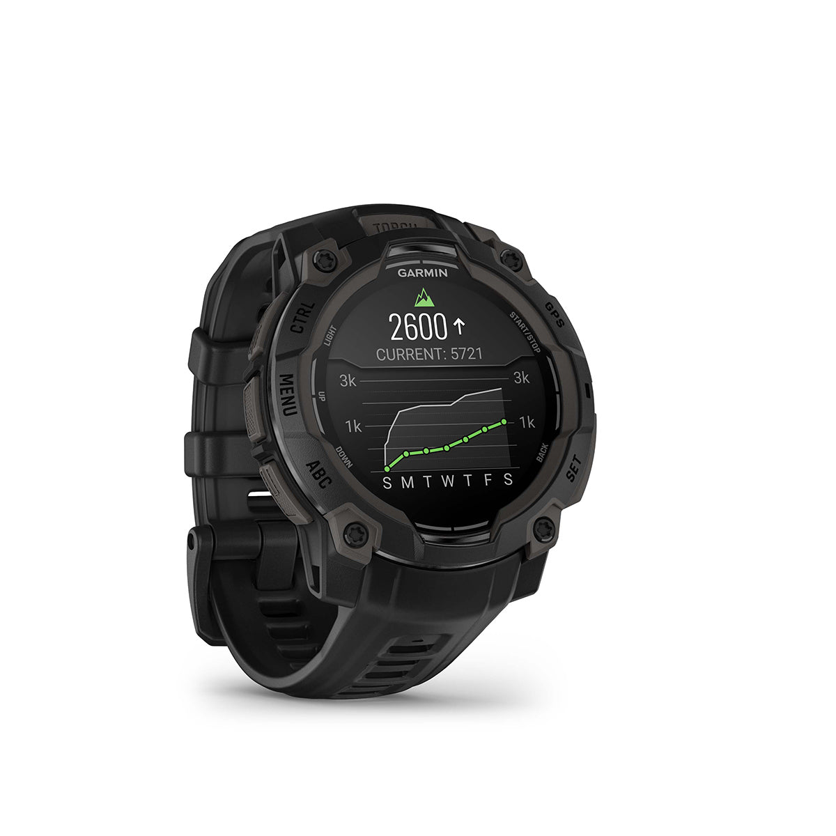 Garmin Instinct 3 AMOLED GPS Smartwatch with Silicone Band Black/Black 45mm