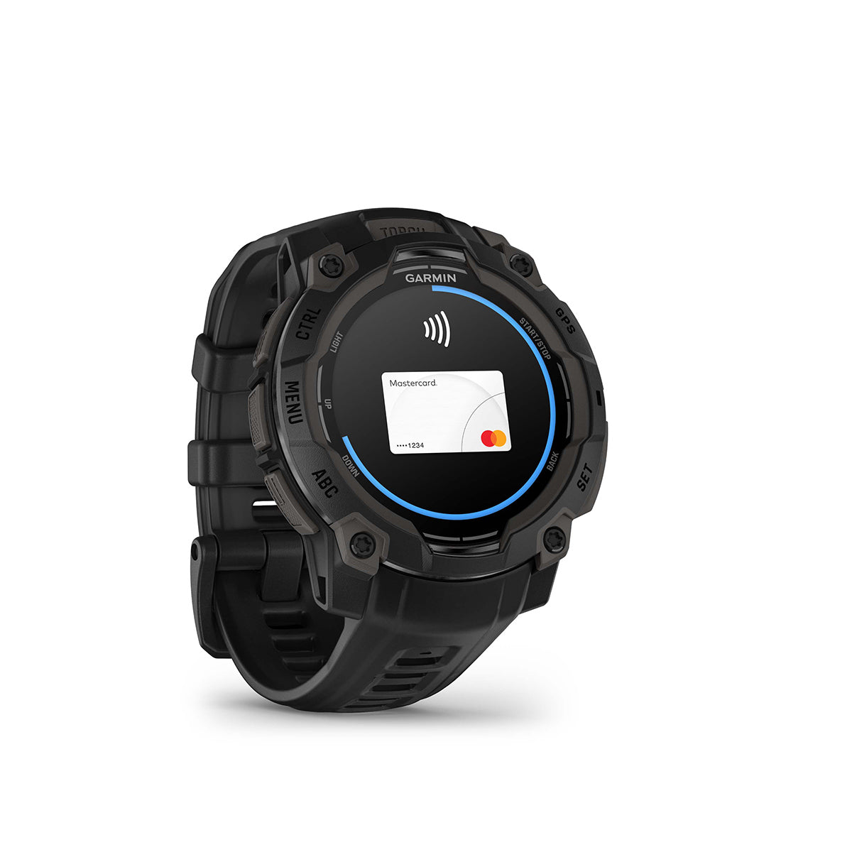 Garmin Instinct 3 AMOLED GPS Smartwatch with Silicone Band Black/Black 45mm