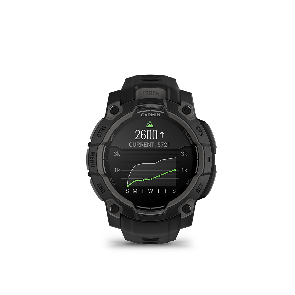 Garmin Instinct 3 AMOLED GPS Smartwatch with Silicone Band Black/Black 45mm