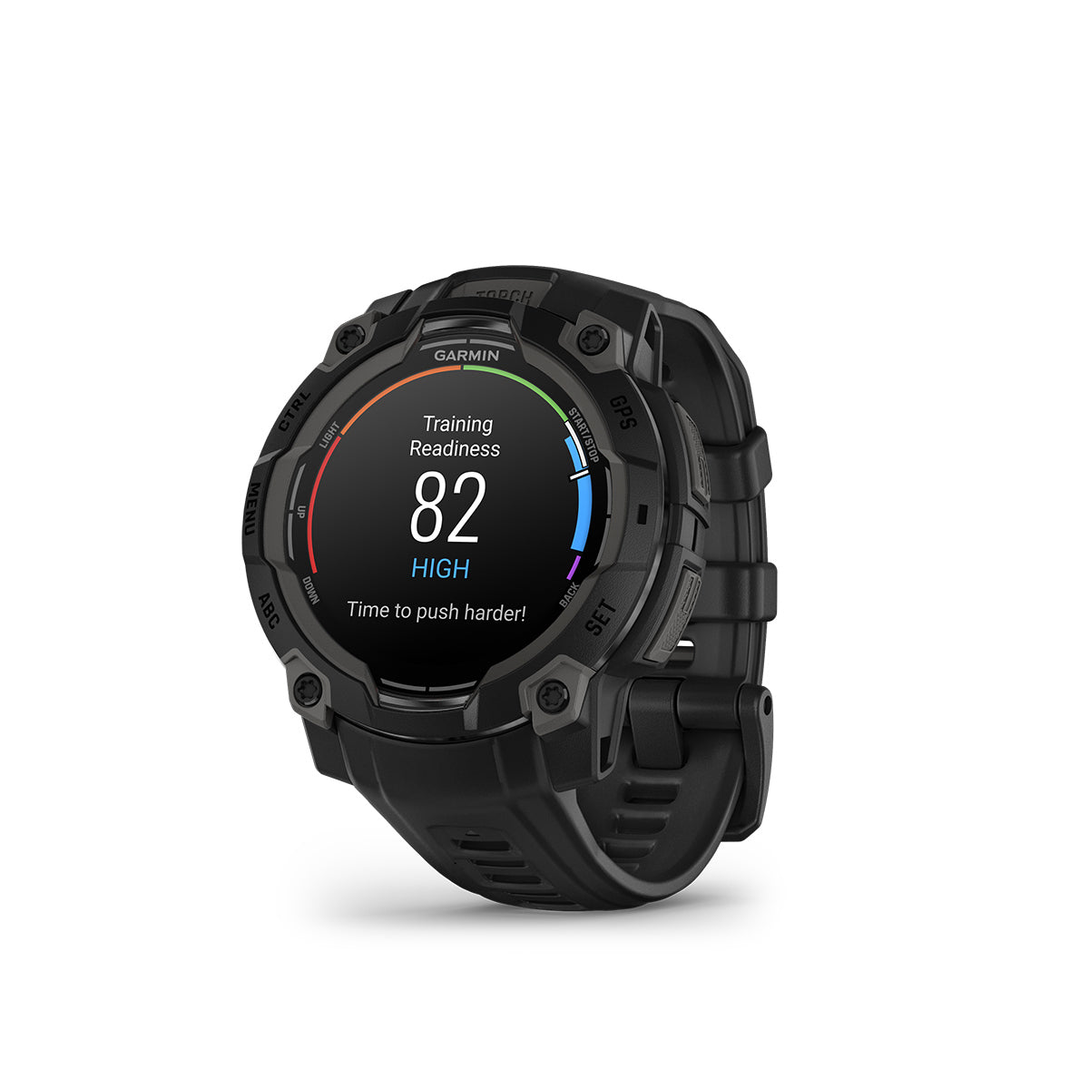 Garmin Instinct 3 AMOLED GPS Smartwatch with Silicone Band Black/Black 45mm