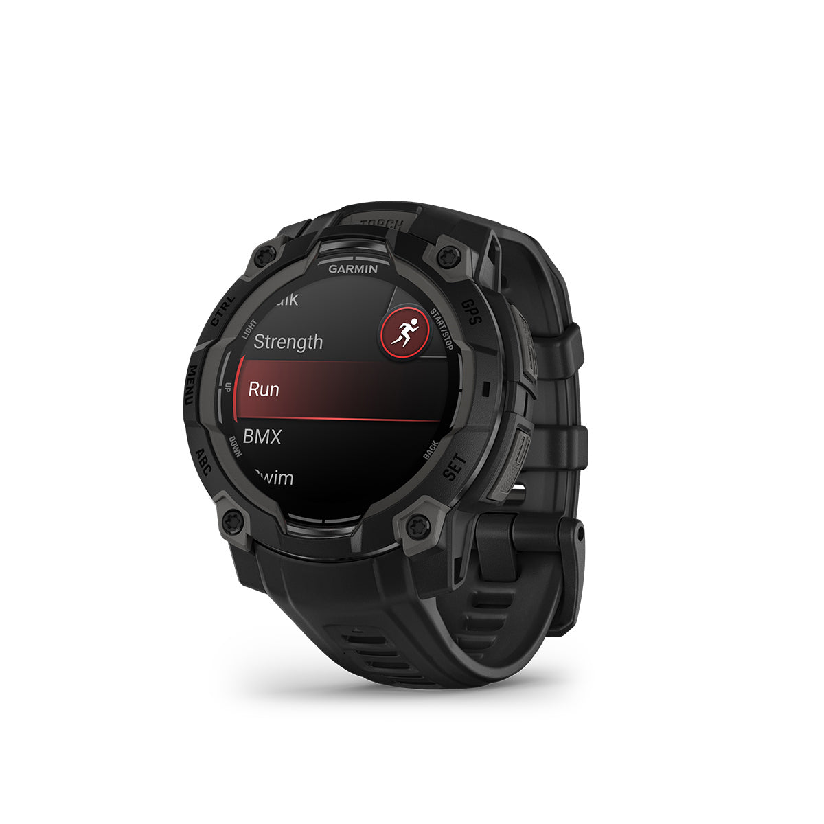Garmin Instinct 3 AMOLED GPS Smartwatch with Silicone Band Black/Black 45mm