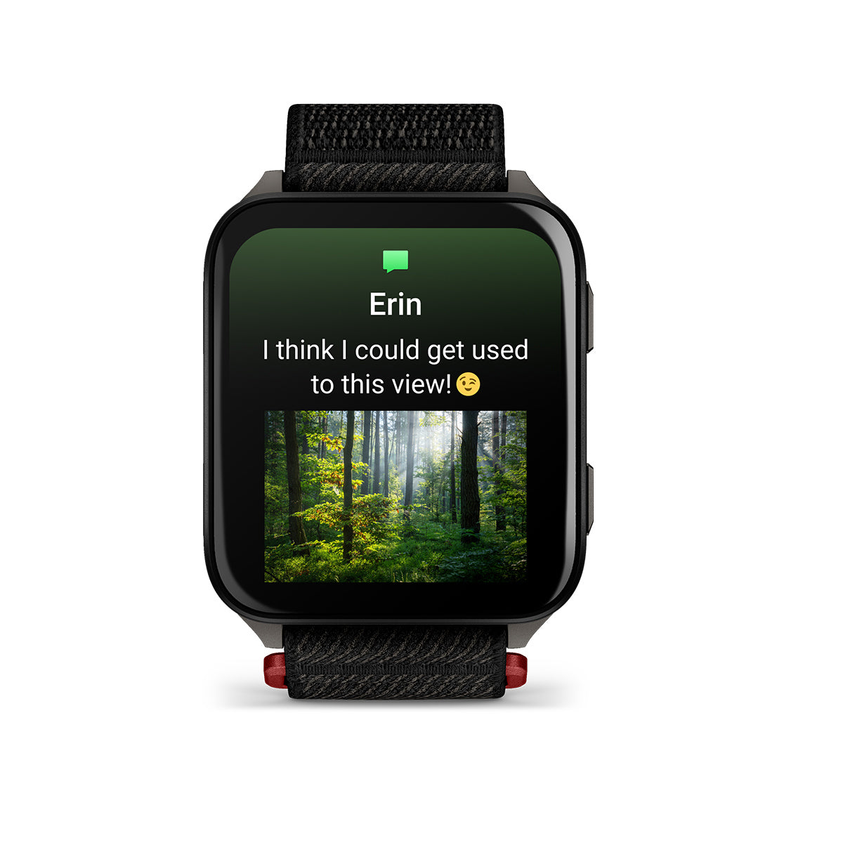 Garmin Venu X1 AMOLED GPS Smartwatch, Slate Titanium Caseback with Black ComfortFit Nylon Band
