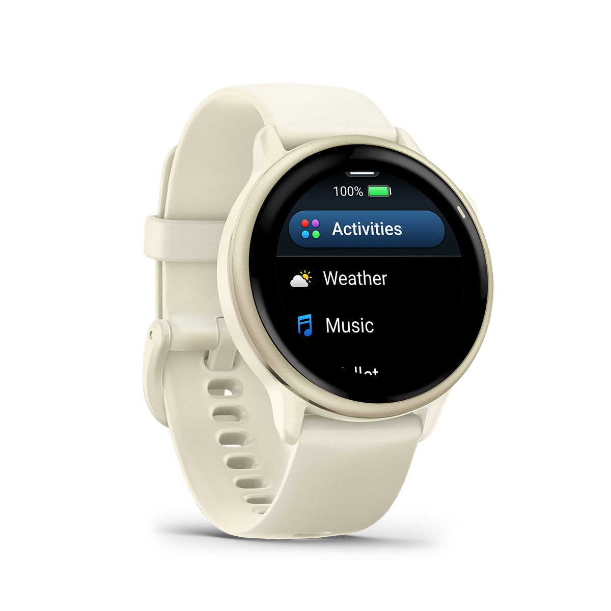 Garmin vivoactive 6 42mm GPS Smartwatch Lunar Gold