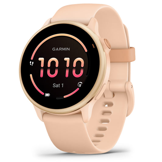 Garmin vivoactive 6 42mm GPS Smartwatch Metallic Pink Dawn