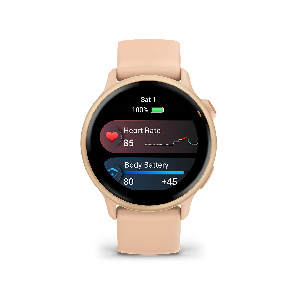 Garmin vivoactive 6 42mm GPS Smartwatch Metallic Pink Dawn