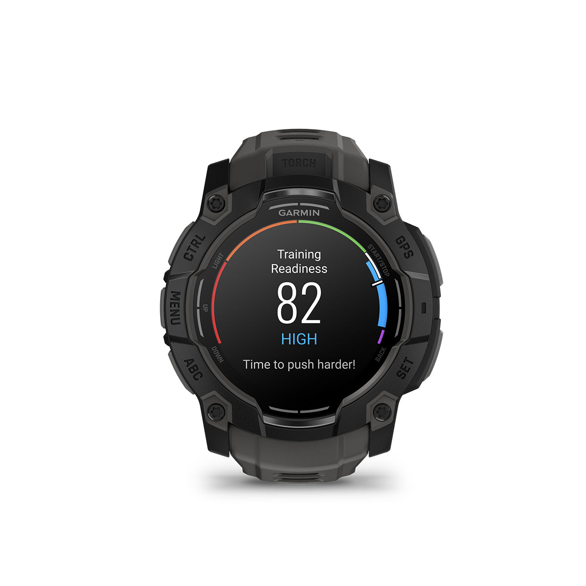 Garmin Instinct 3 50mm AMOLED GPS Smartwatch with Silicone Band Black/Charcoal