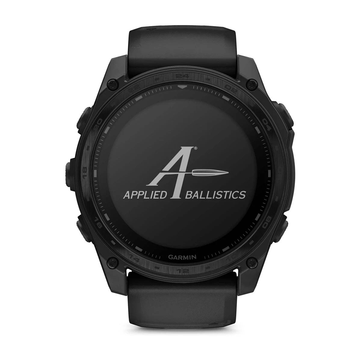 Garmin tactix 8 51mm Solar Tactical GPS Smartwatch with Applied Ballistics Elite and Black Silicone Band
