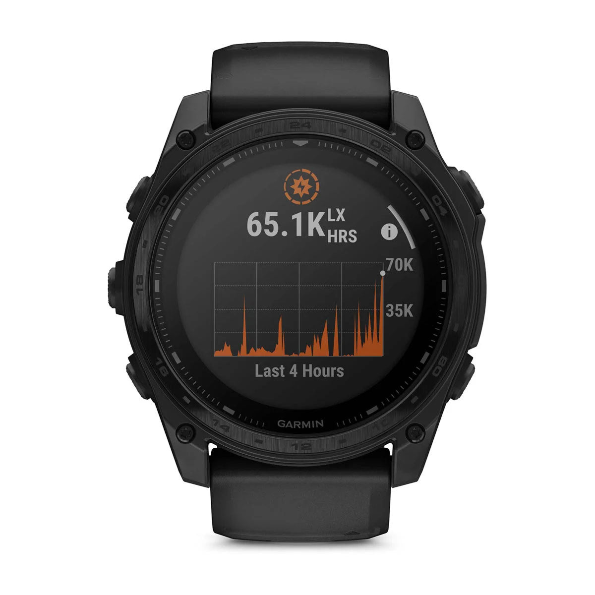 Garmin tactix 8 51mm Solar Tactical GPS Smartwatch with Applied Ballistics Elite and Black Silicone Band