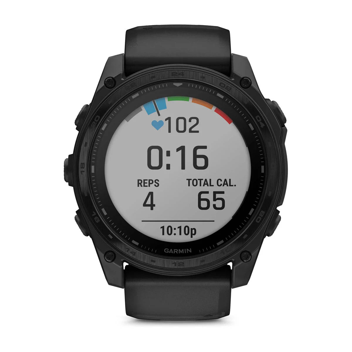 Garmin tactix 8 51mm Solar Tactical GPS Smartwatch with Applied Ballistics Elite and Black Silicone Band
