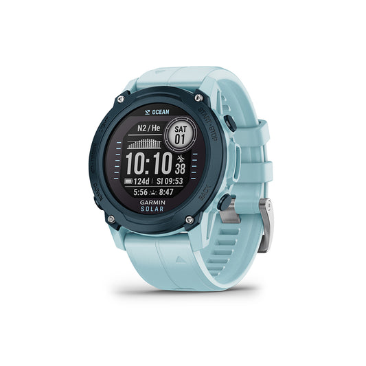 Garmin Descent G1 Solar Ocean Edition Dive 45mm GPS Smartwatch, Azure